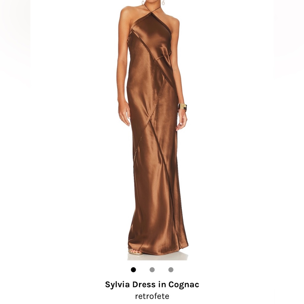 Retrofete Sylvia Dress in Cognac